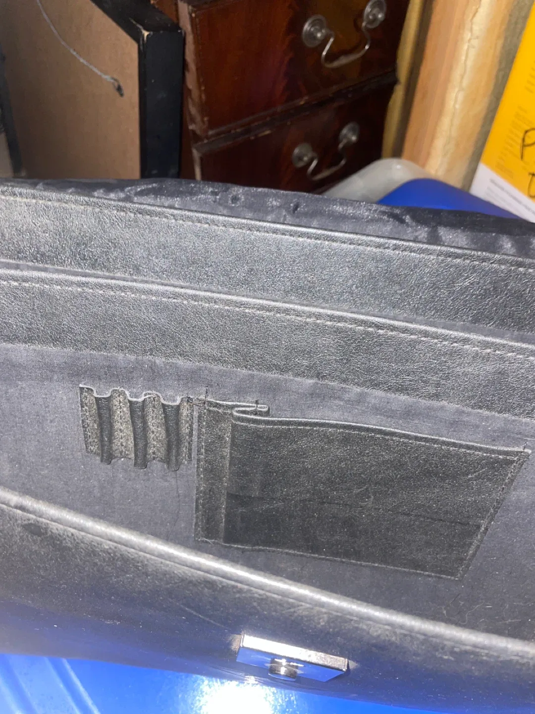 Vintage Pittsburgh Penguin Leather Briefcase image indicator(3)