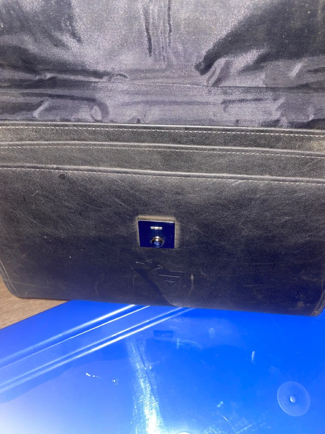 Vintage Pittsburgh Penguin Leather Briefcase image indicator(2)