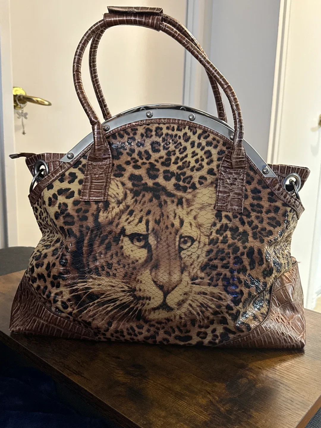 Leopard Print Handbag