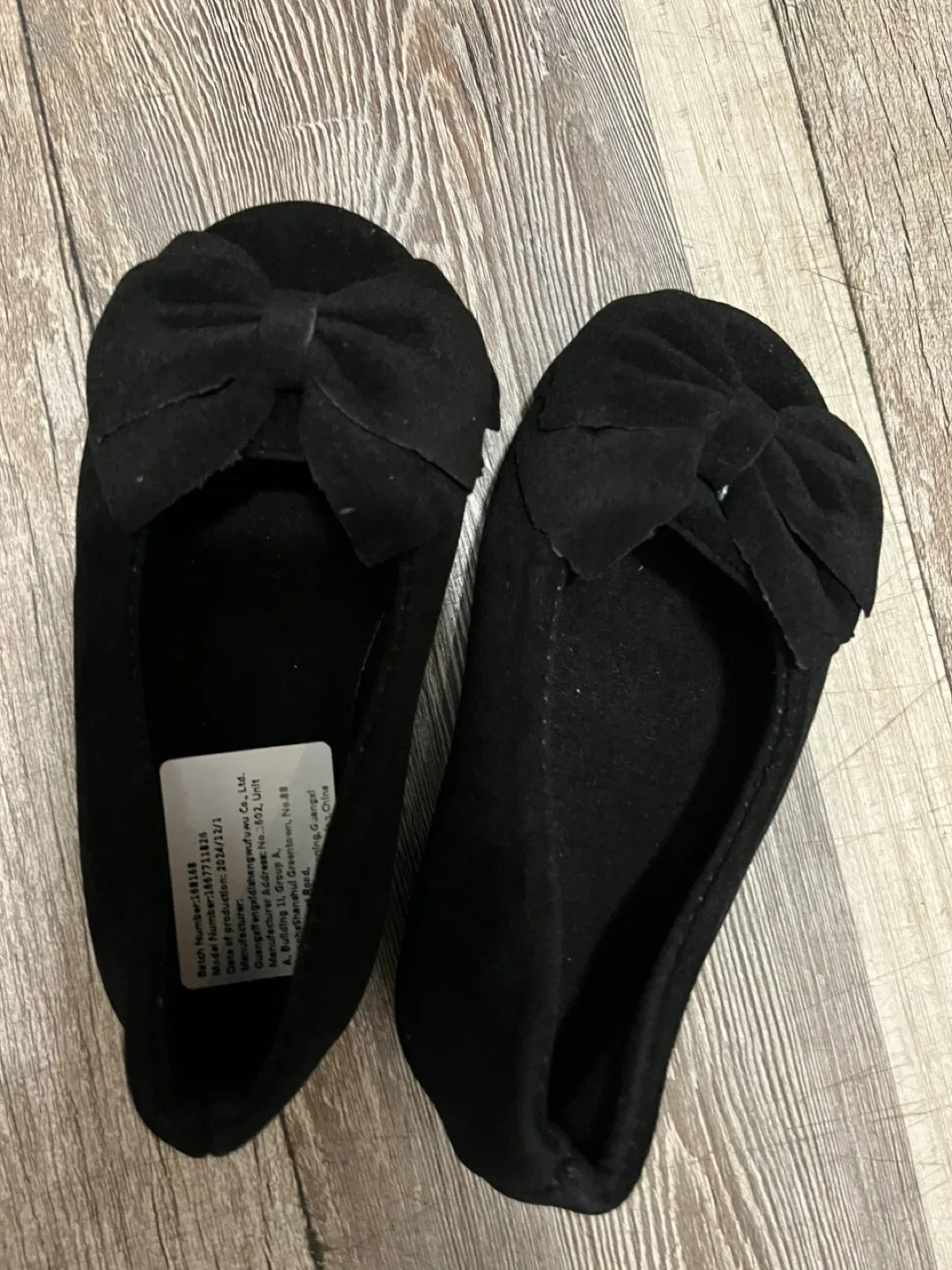 Black Bow Flats - Size 24