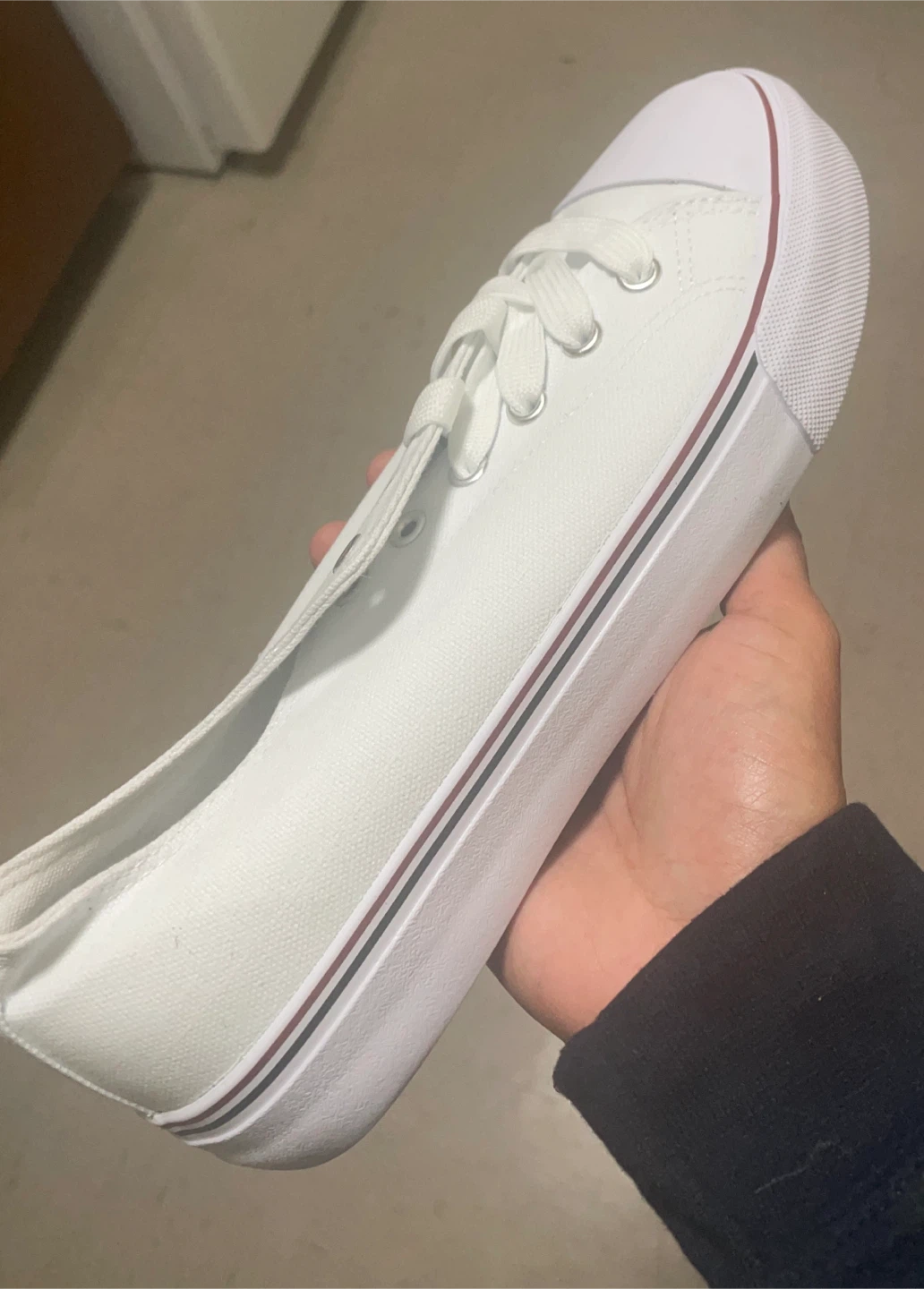 White Canvas Sneakers