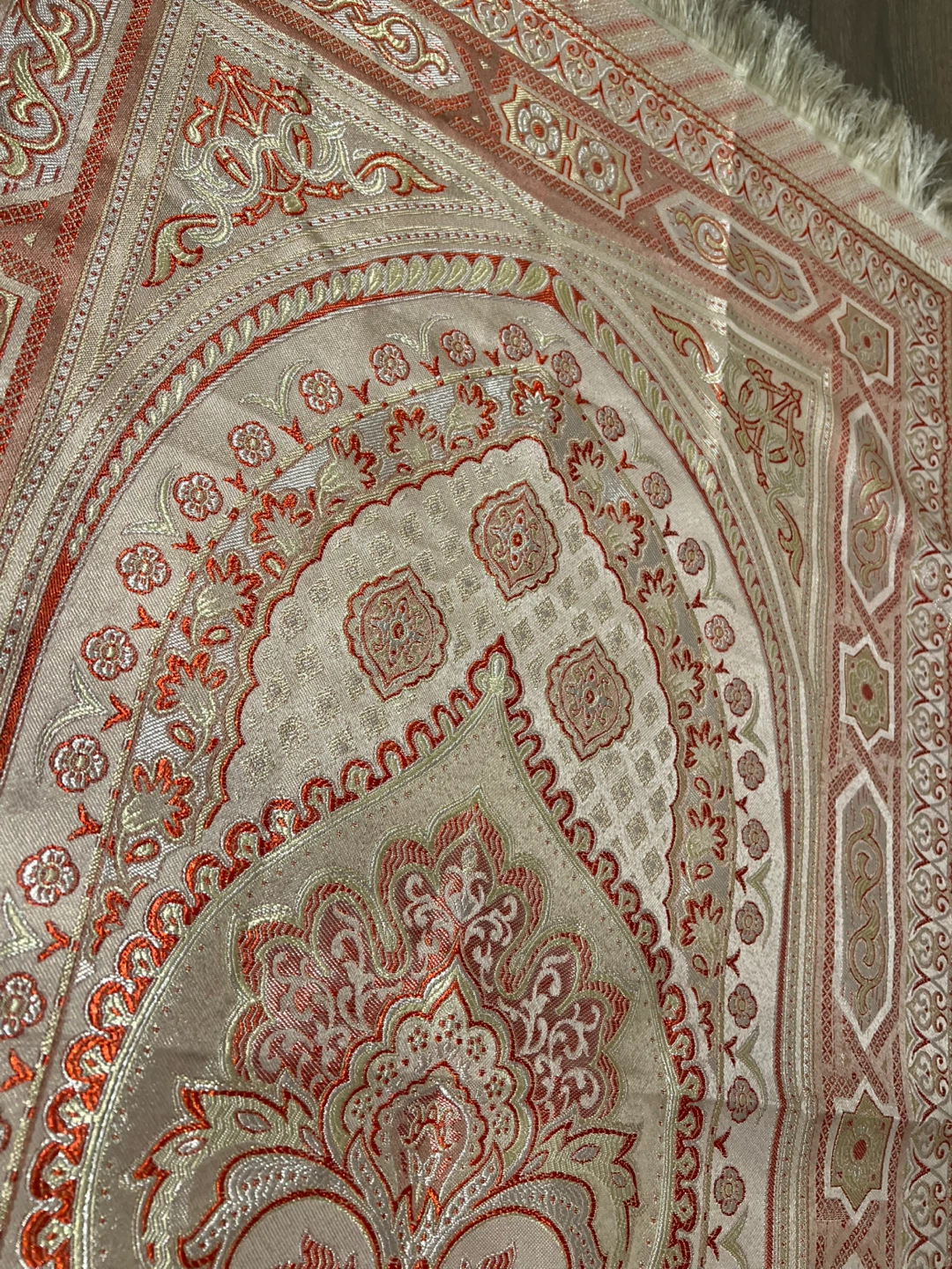 Prayer Rug - Beige & Orange - photo 2