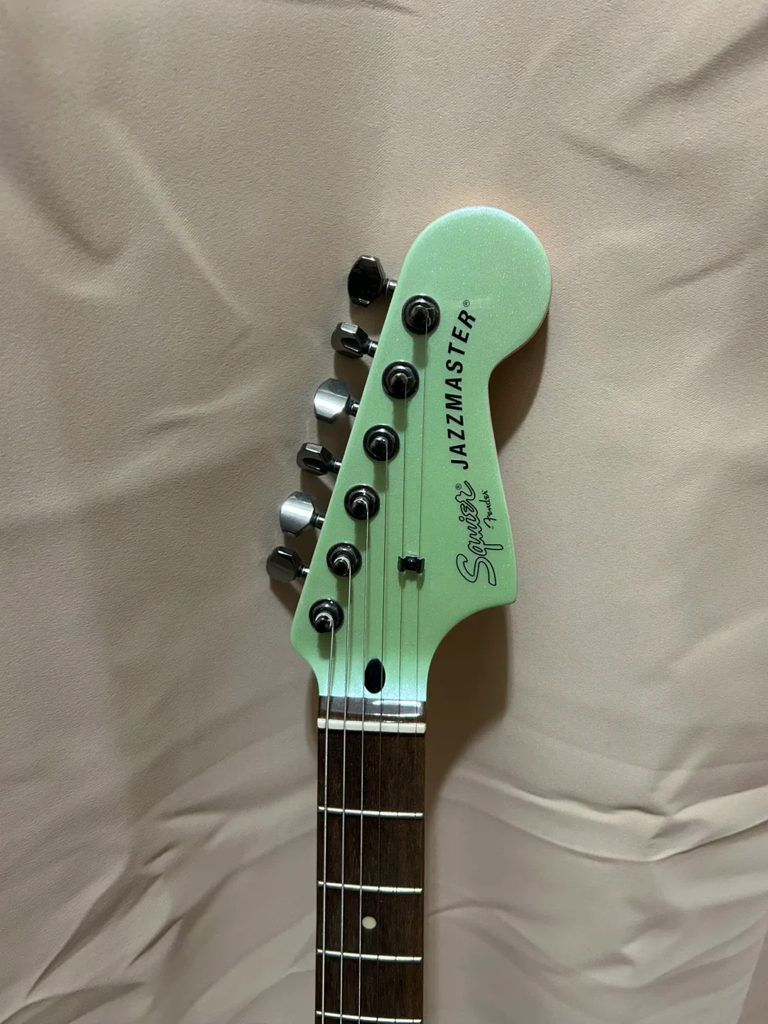 Fender Squier Jazzmaster Electric Guitar - Seafoam Green image indicator(4)