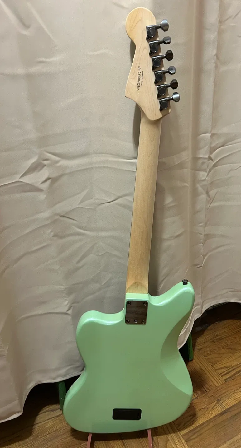 Fender Squier Jazzmaster Electric Guitar - Seafoam Green image indicator(2)
