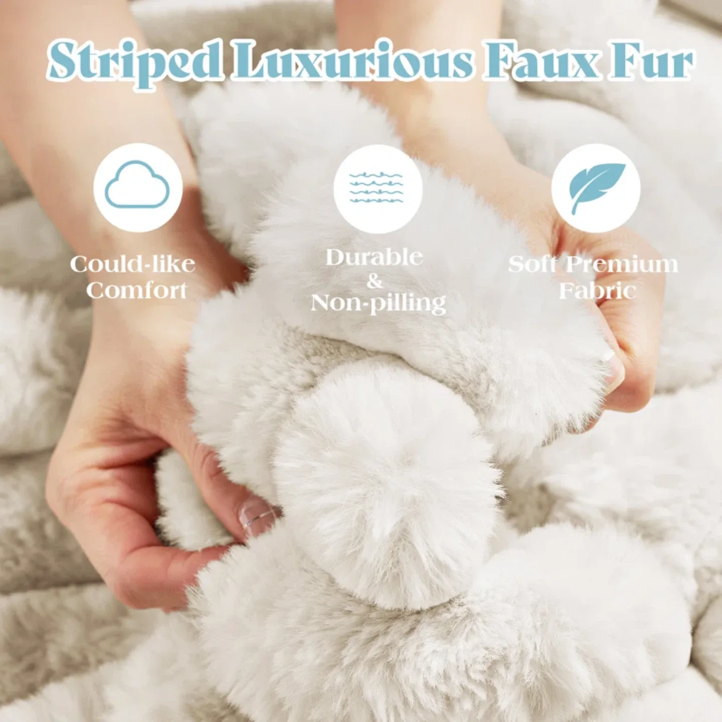 Brand New White Corduroy Sofa image indicator(4)