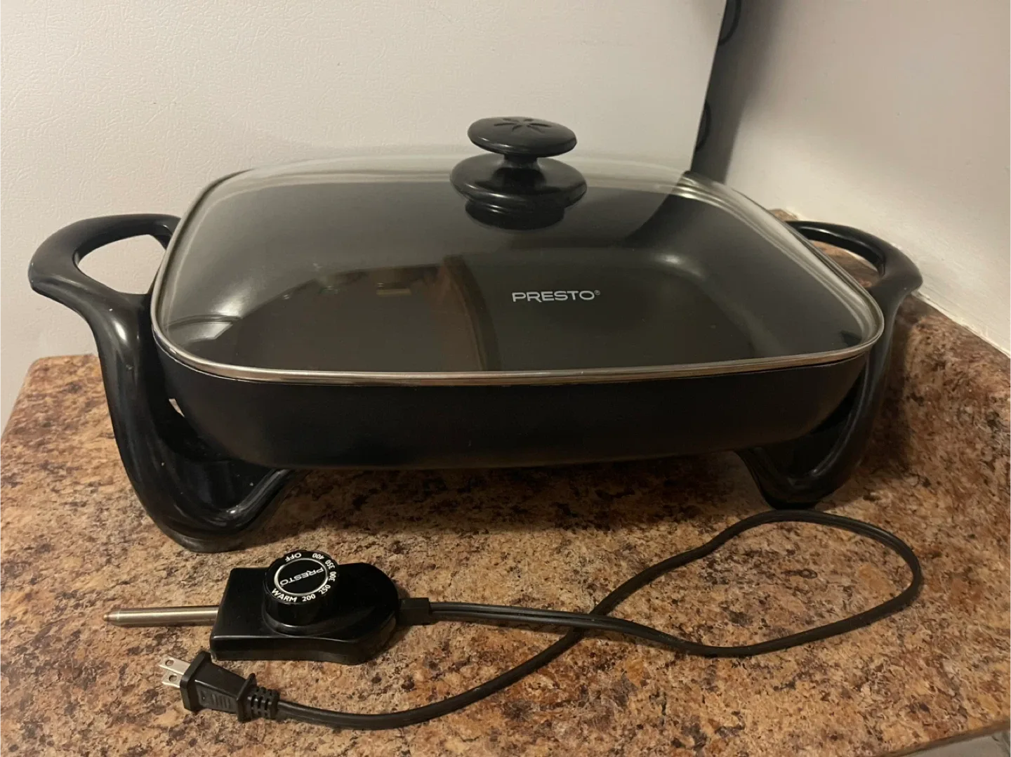 Presto Electric Skillet with Glass Lid