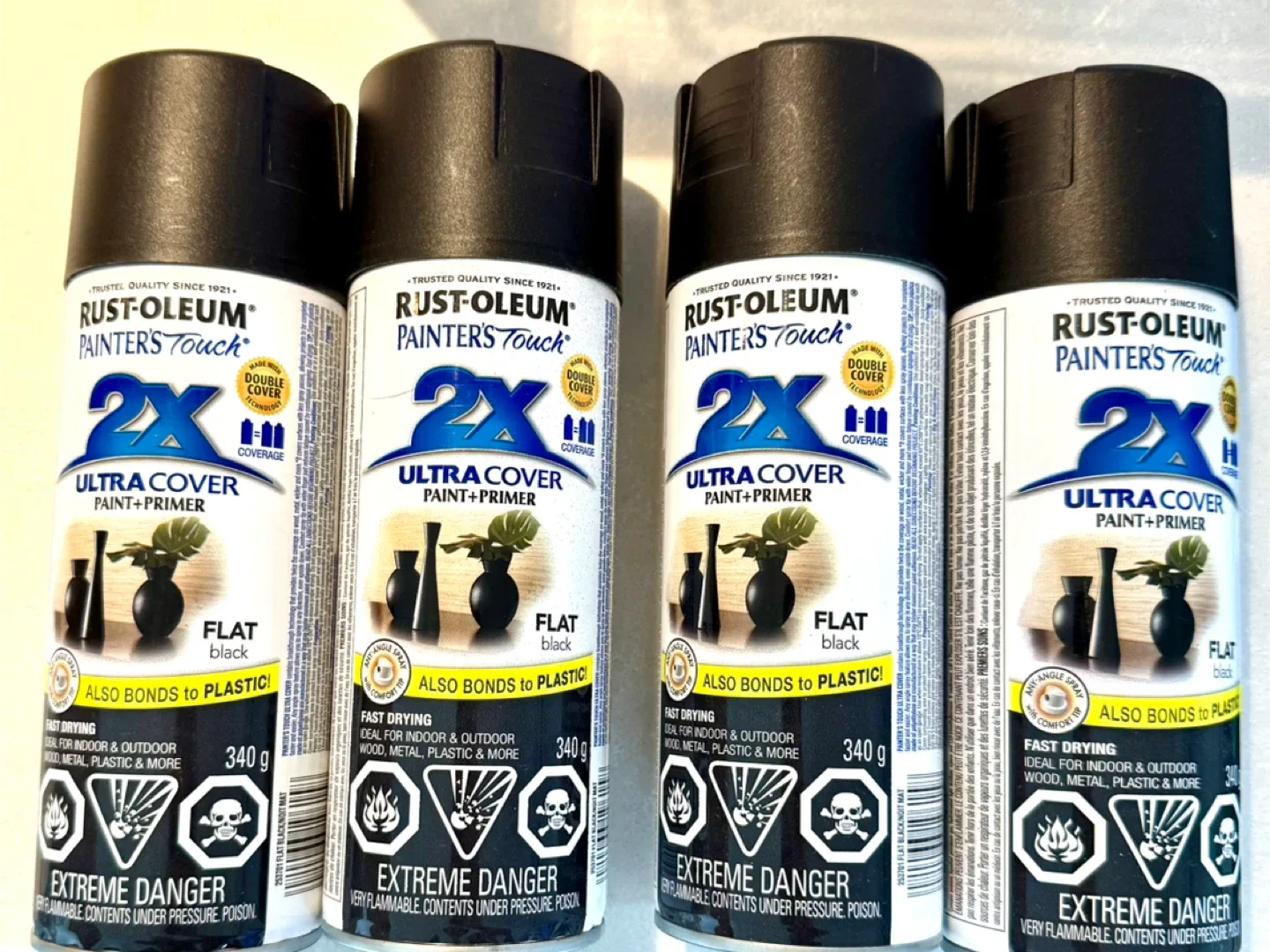 Rust-Oleum Painter's Touch 2X Ultra Cover Flat Black