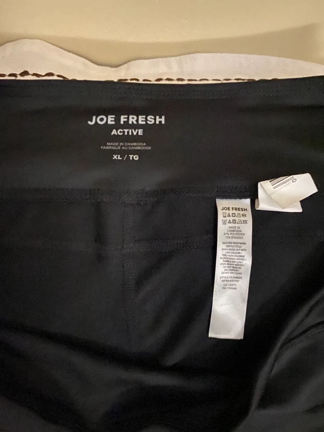 Joe Fresh Active Black Leggings - Size XL image indicator(4)