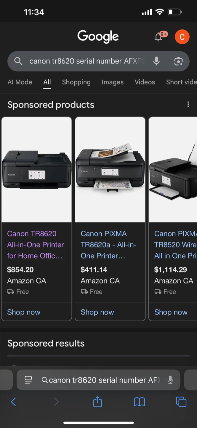Canon PIXMA TR8620 Printer + INK - photo 5