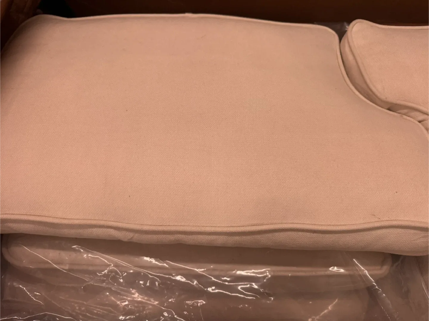 59" LIGHT GREY LOVESEAT- INCOMPLETE image indicator(4)