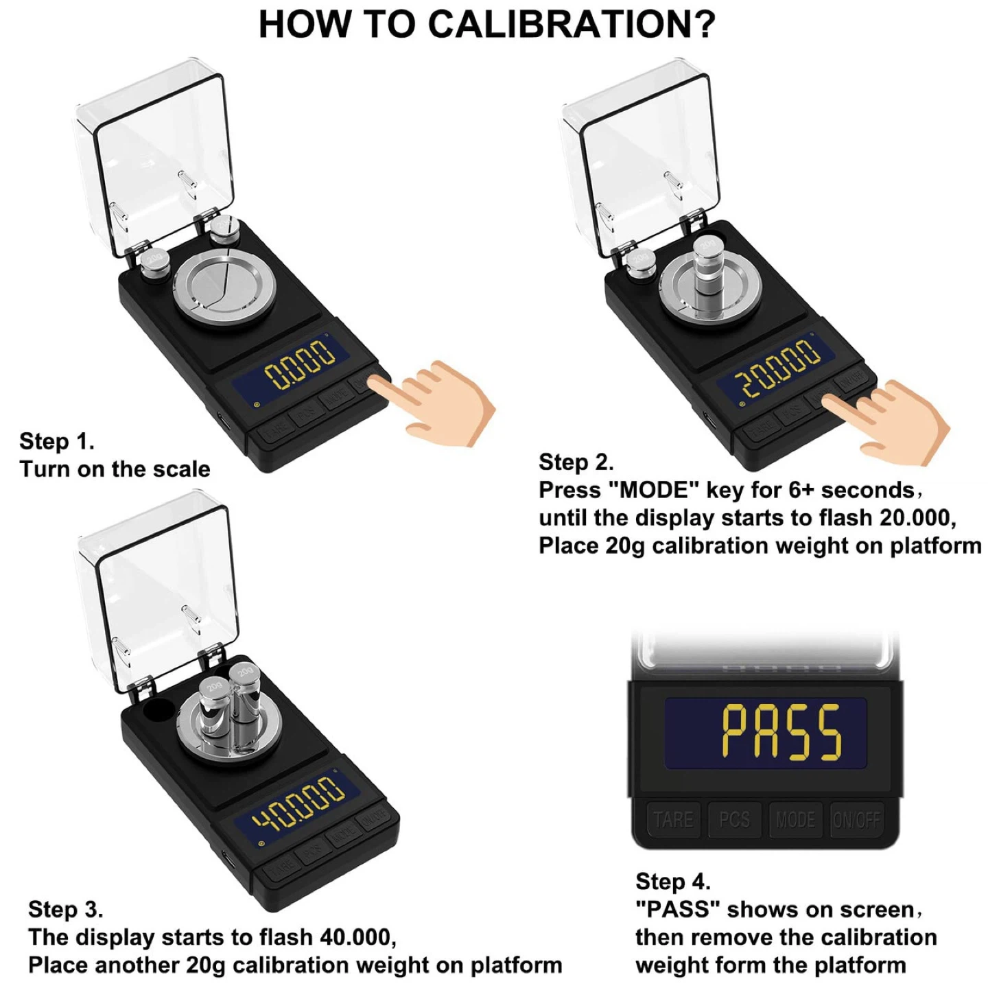 Digital Scale High Precision Milligram Scale - photo 3