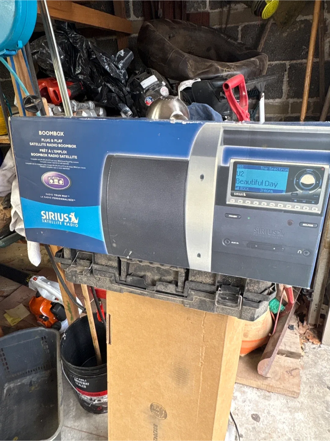 Sirius Satellite Radio Boombox - Plug & Play!