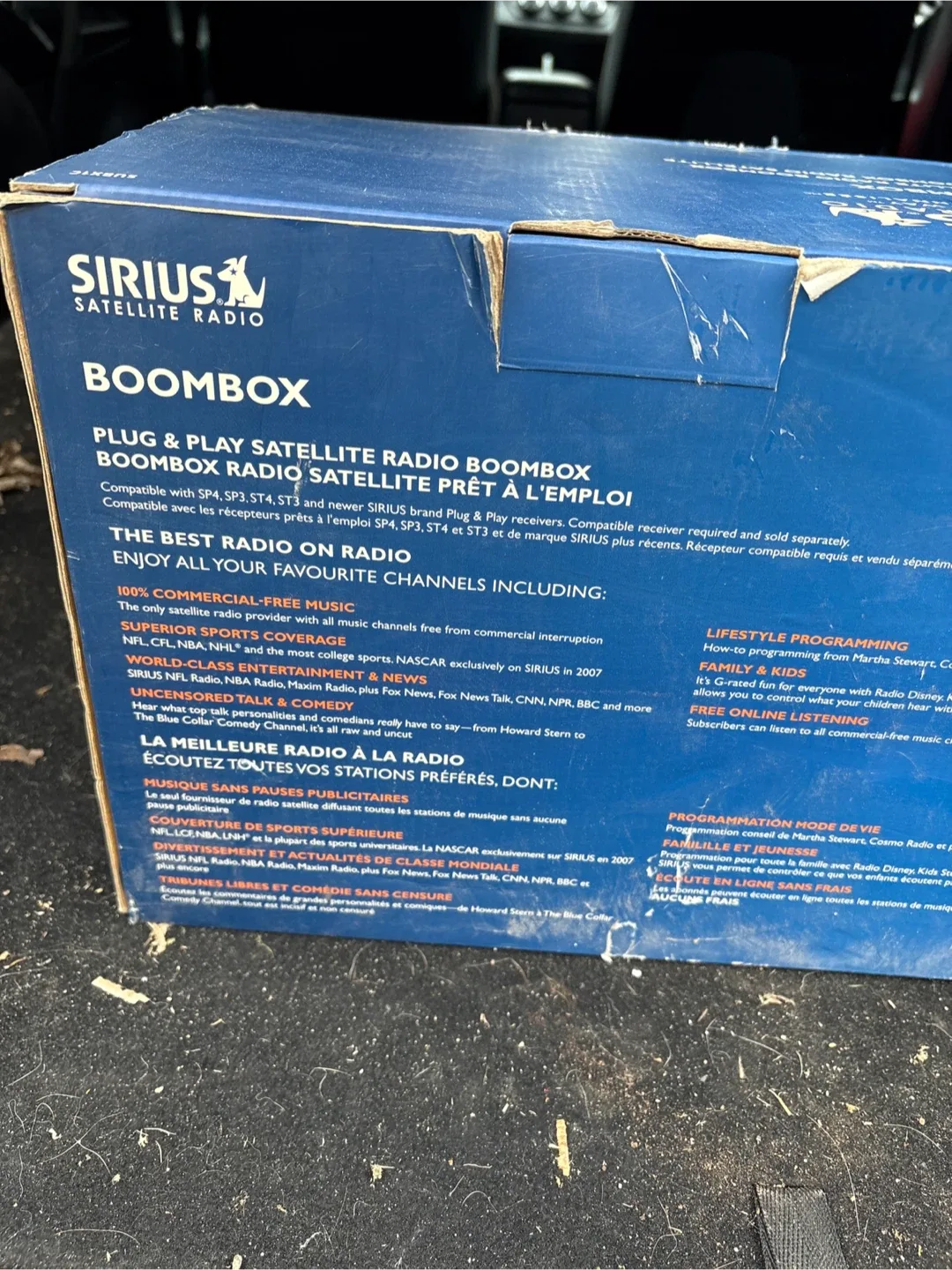 Sirius Satellite Radio Boombox - Plug & Play! image indicator(3)