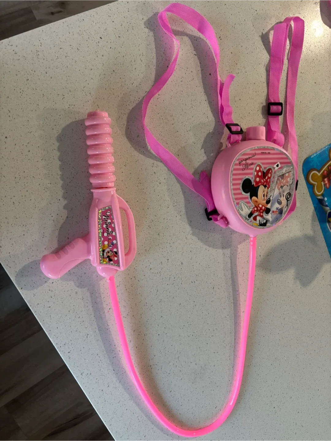 Minnie Mouse Backpack Water Gun - Pink