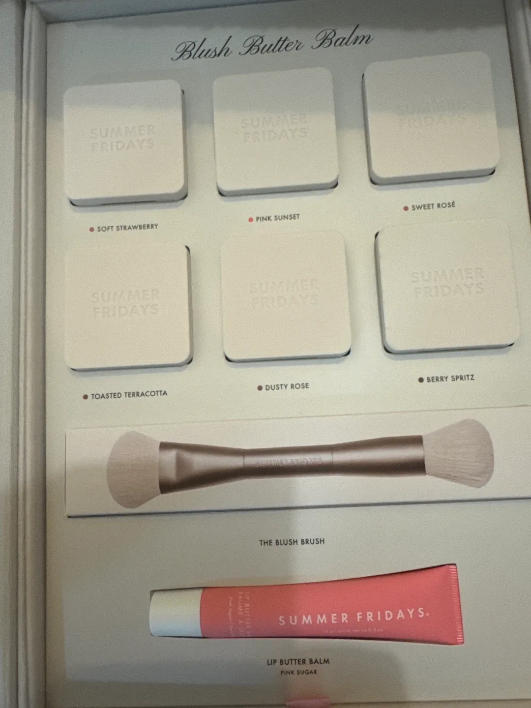 Summer Fridays Blush Butter Balm Set