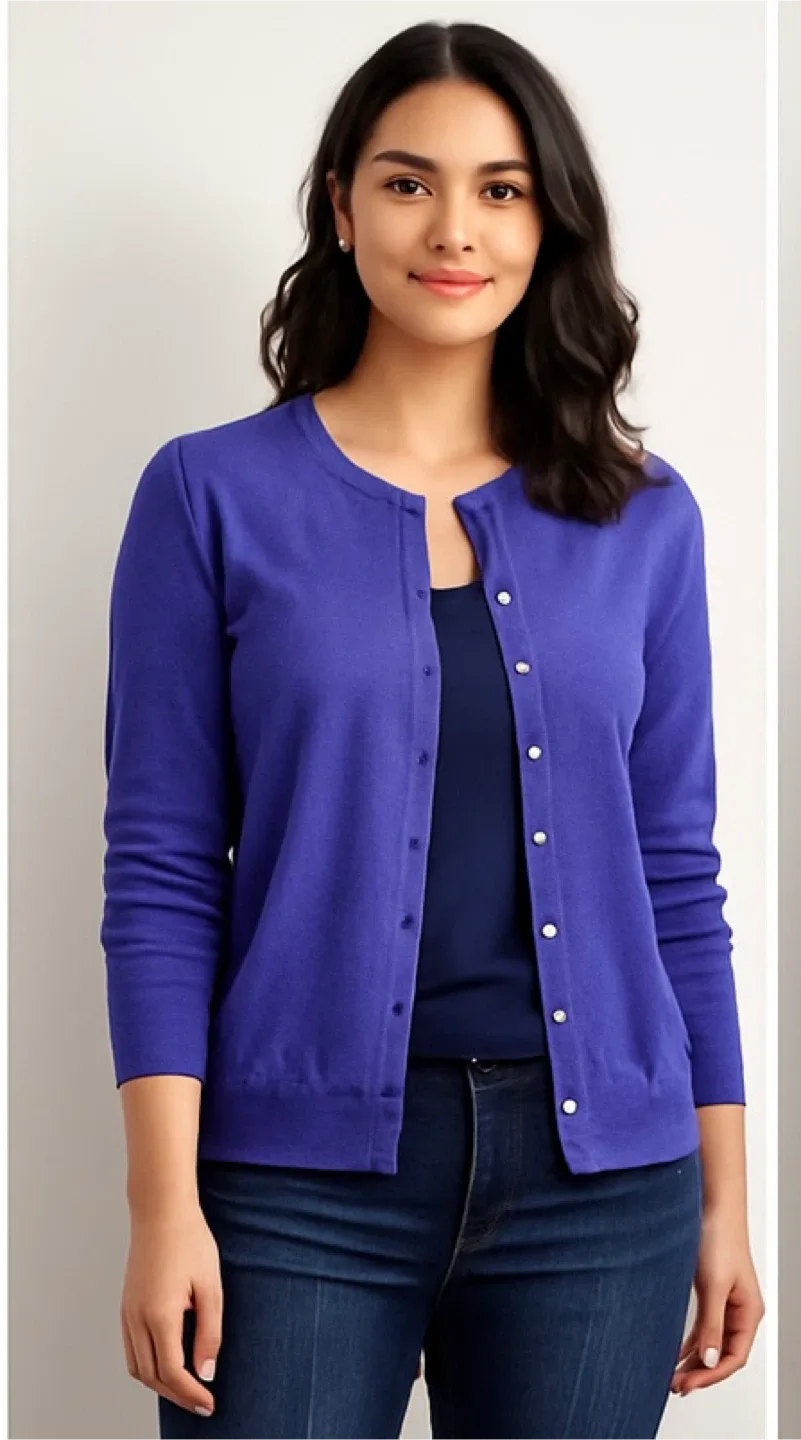 J.Crew Purple Cardigan