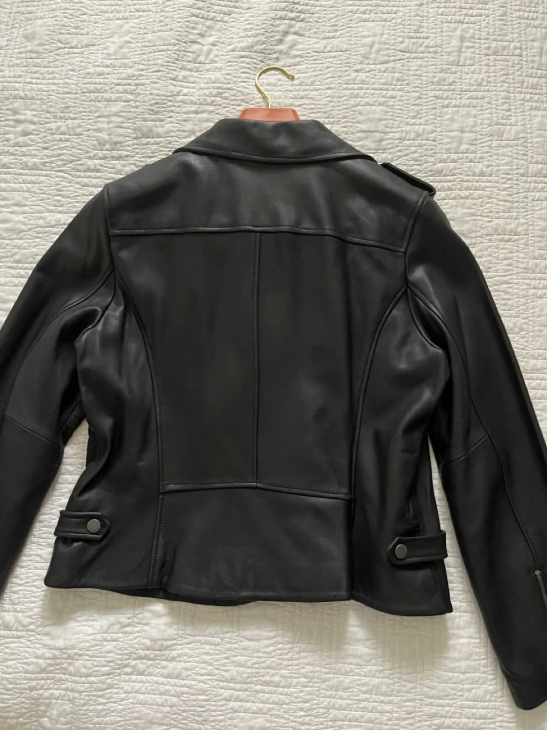 Women’s Genuine Leather Jacket - Size XL image indicator(4)