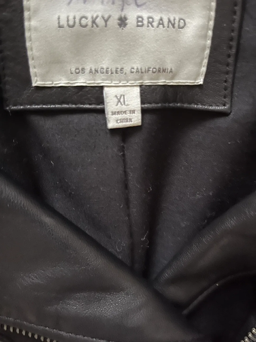 Women’s Genuine Leather Jacket - Size XL image indicator(5)