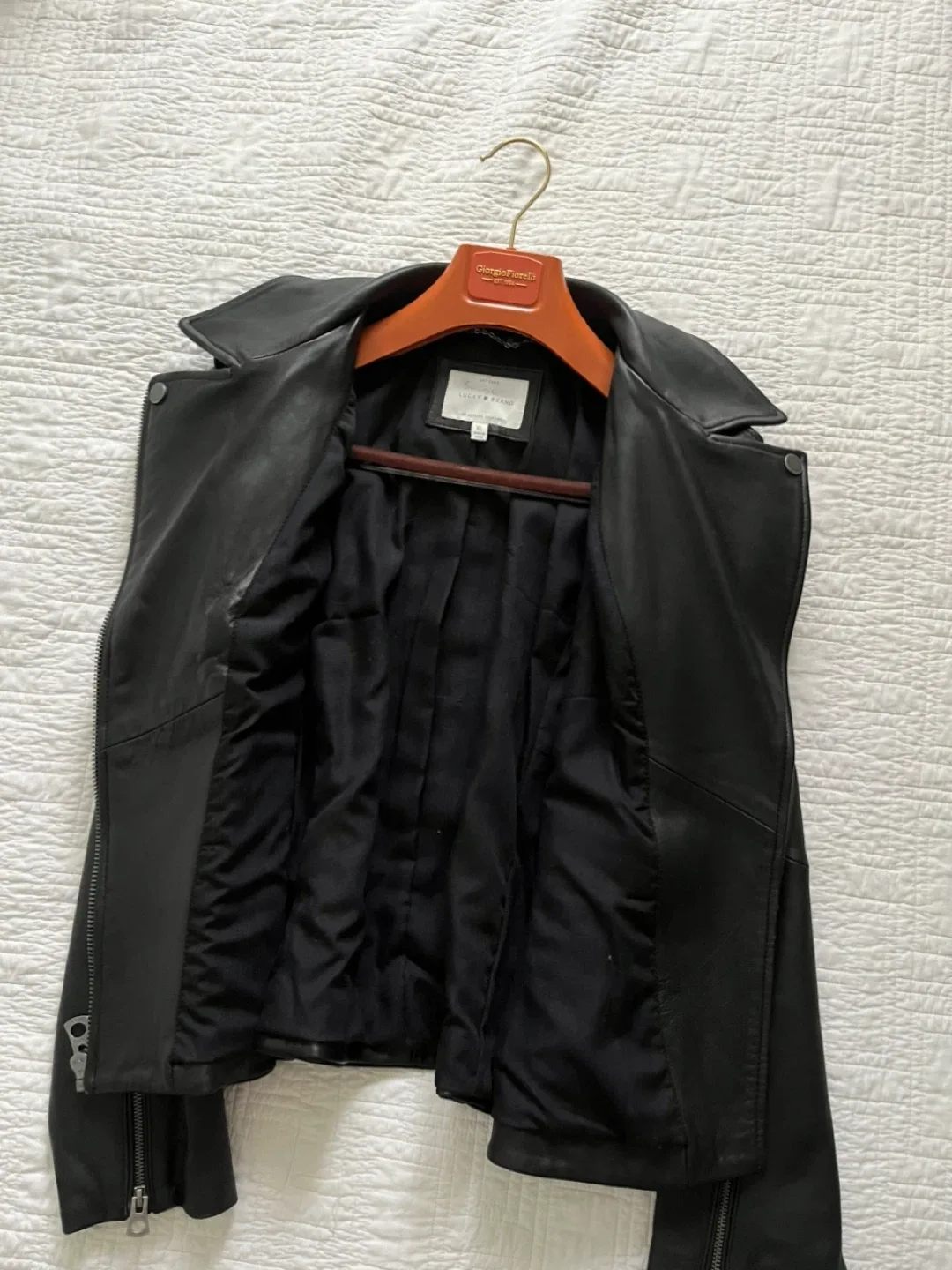 Women’s Genuine Leather Jacket - Size XL image indicator(2)