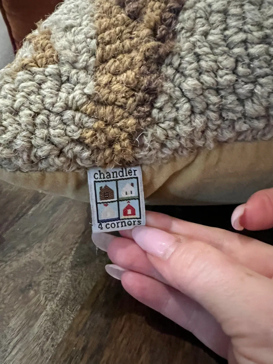 Wool Chenille Owl Pillows (pair) image indicator(4)