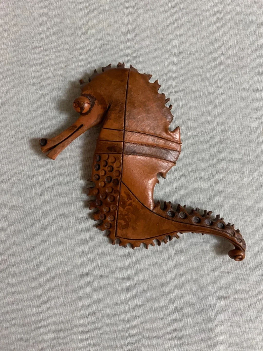 Pottery Seahorse Wall Hanging Decoration