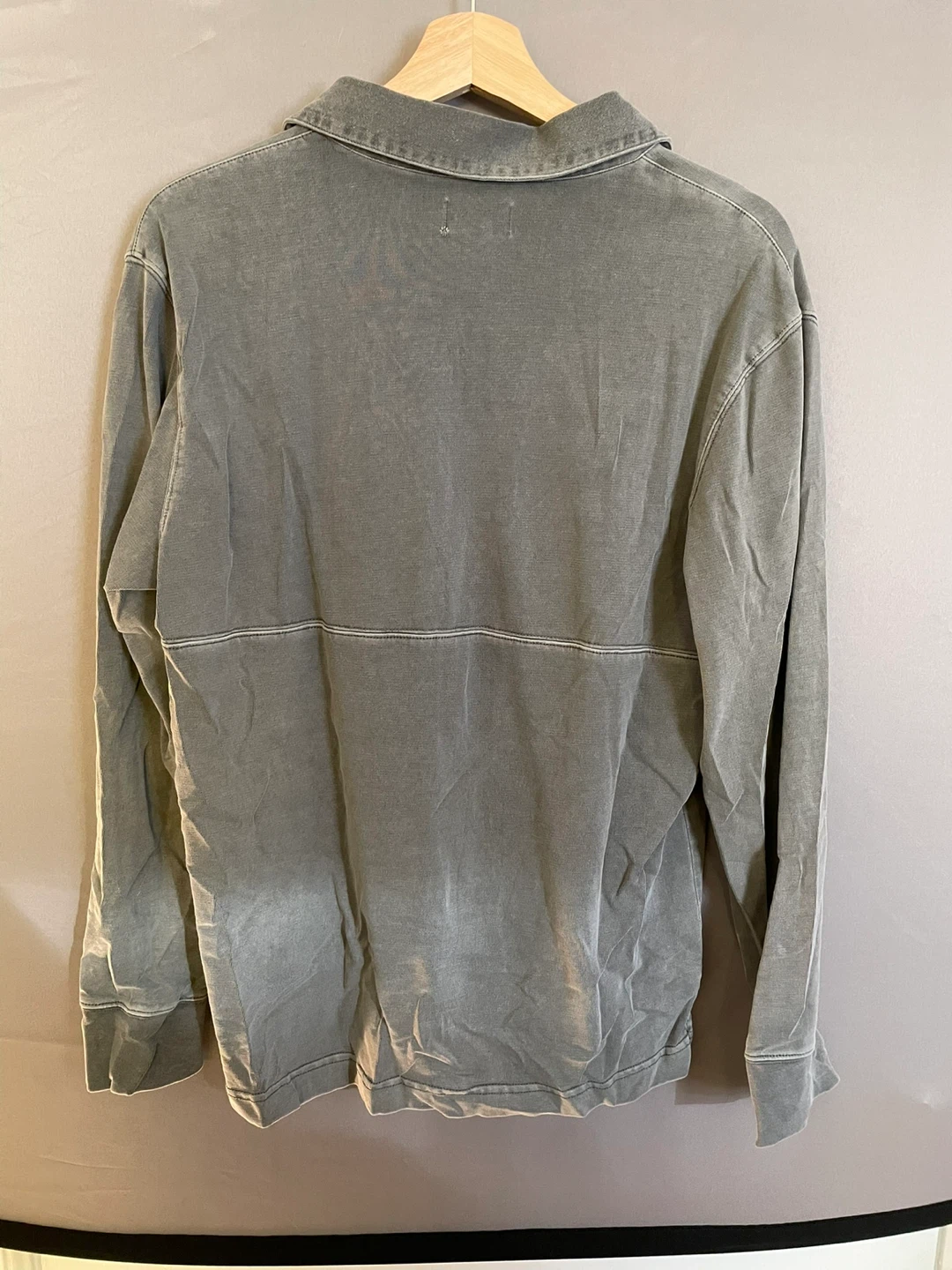 Club Monaco Long Sleeve Polo Shirt - Size S - photo 2