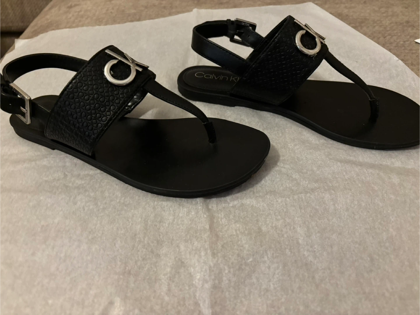 Calvin Klein Black Sandals - photo 3