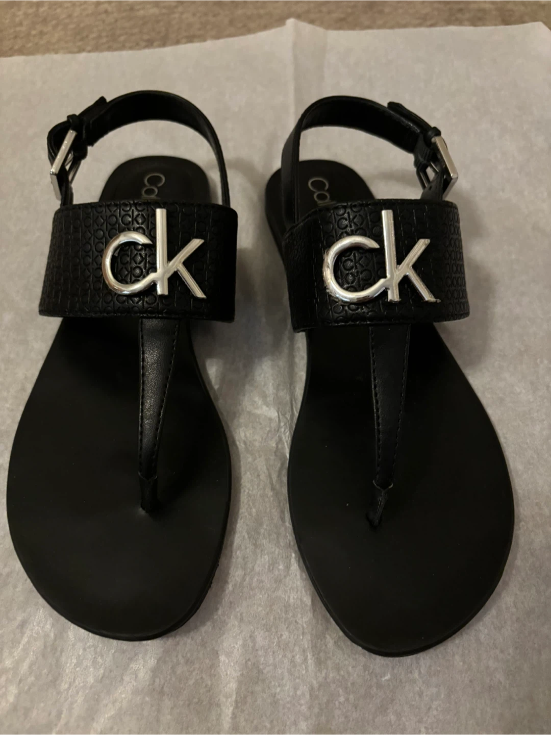 Calvin Klein Black Sandals