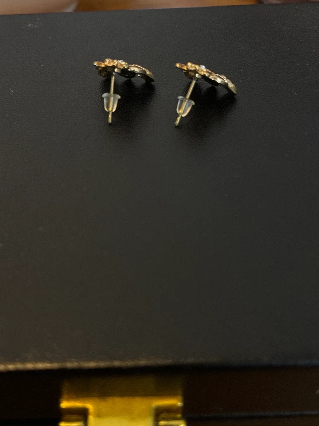 Bee Stud Earrings - Gold Tone image indicator(2)