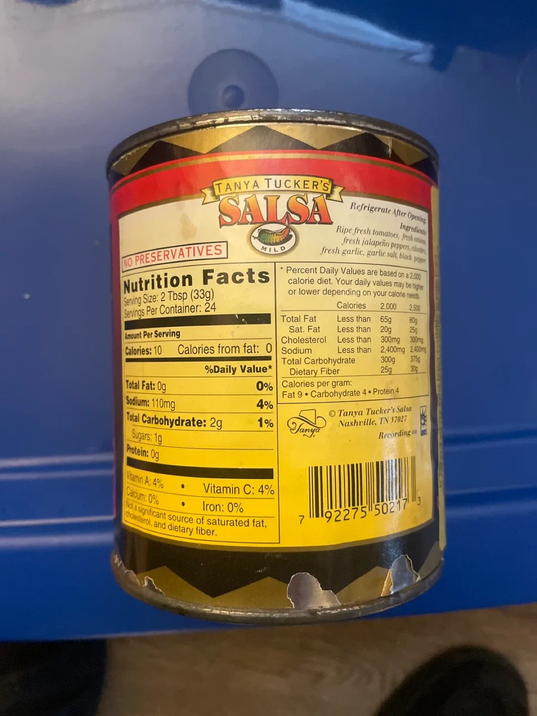 Tanya Tucker's Salsa Mild, 28 oz image indicator(2)