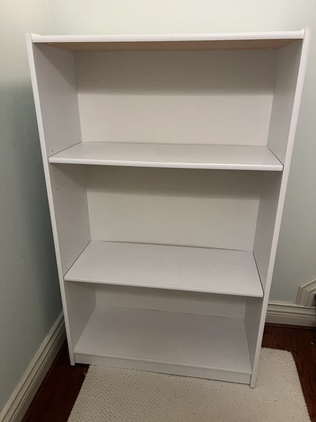White Wooden shelf