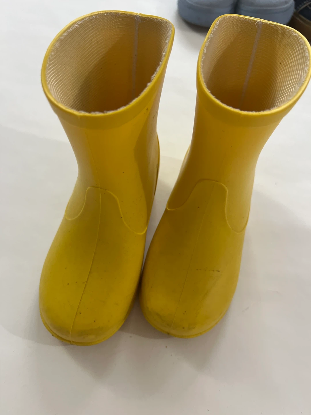 Yellow Rain Boots size 7-8