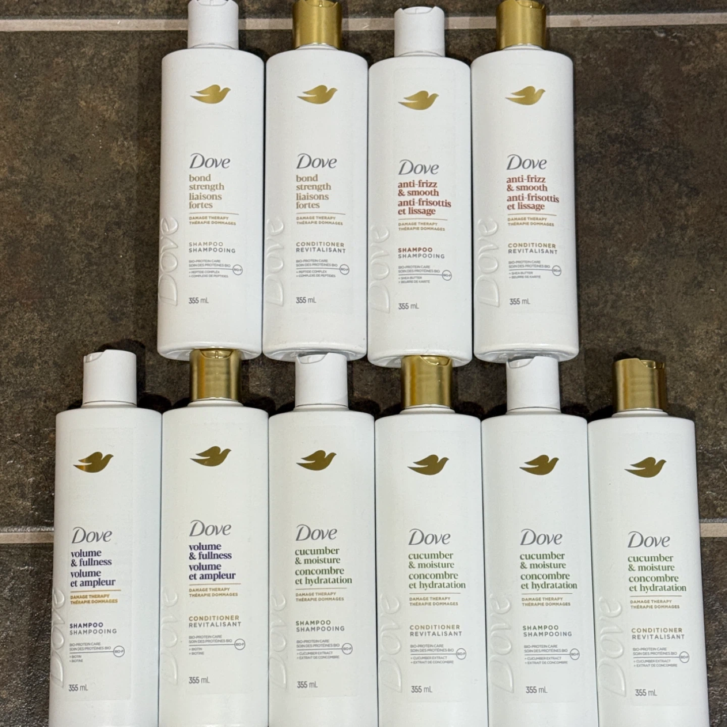 10 for $30 Dove Shampoo & Conditioner - 355 mL Bottles