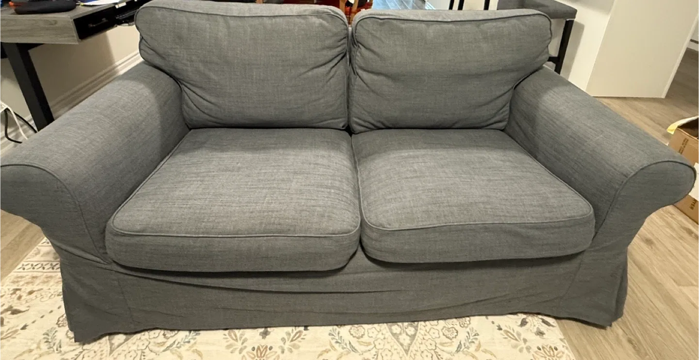 IKEA 2-Seat Sofa - Grey image indicator(3)