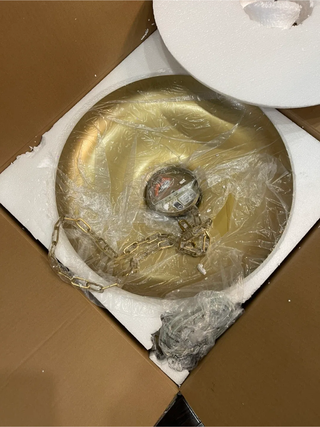 NEW Natalia White Dome Pendant Light - 20" image indicator(4)