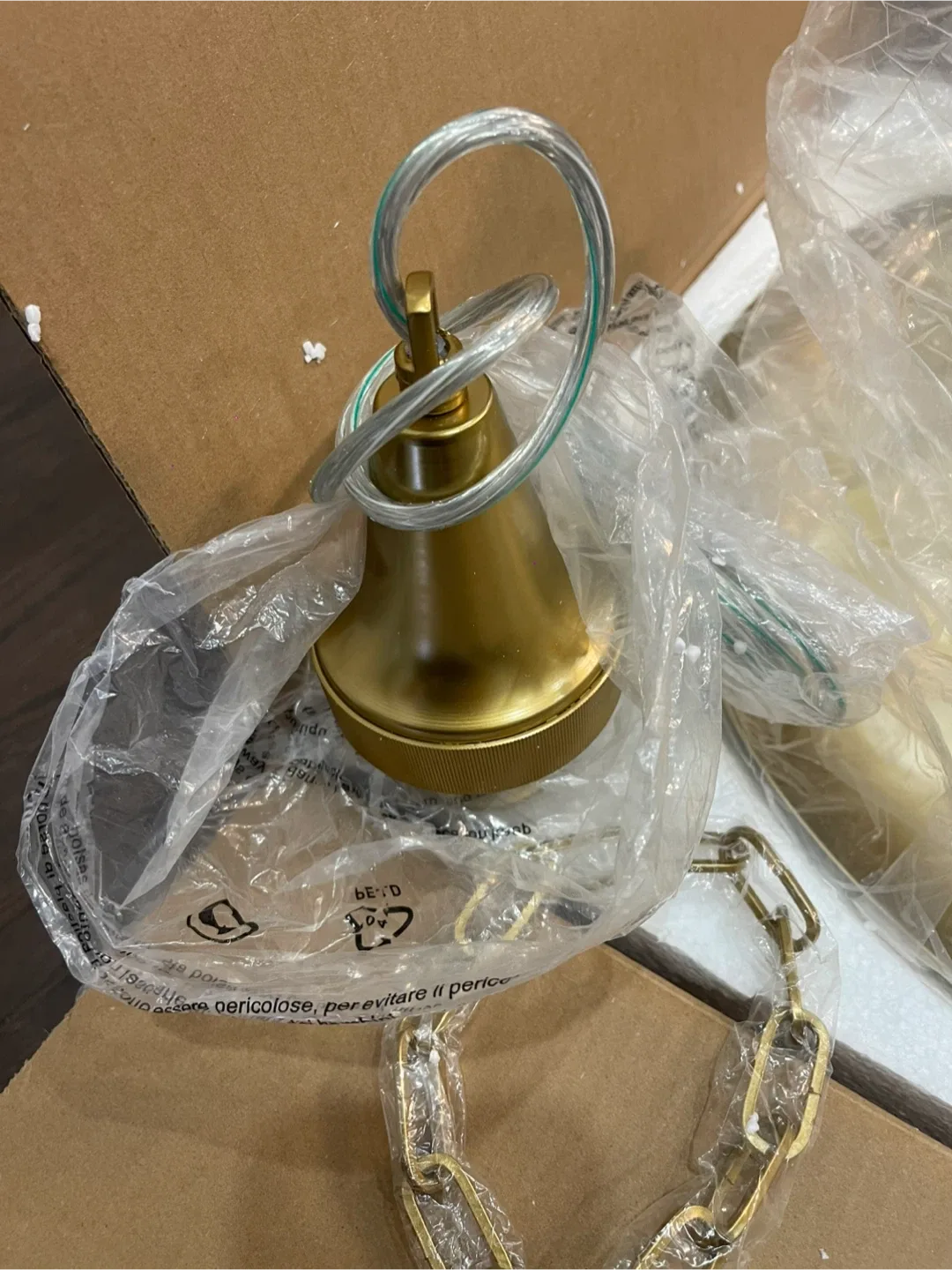 NEW Natalia White Dome Pendant Light - 20" image indicator(7)