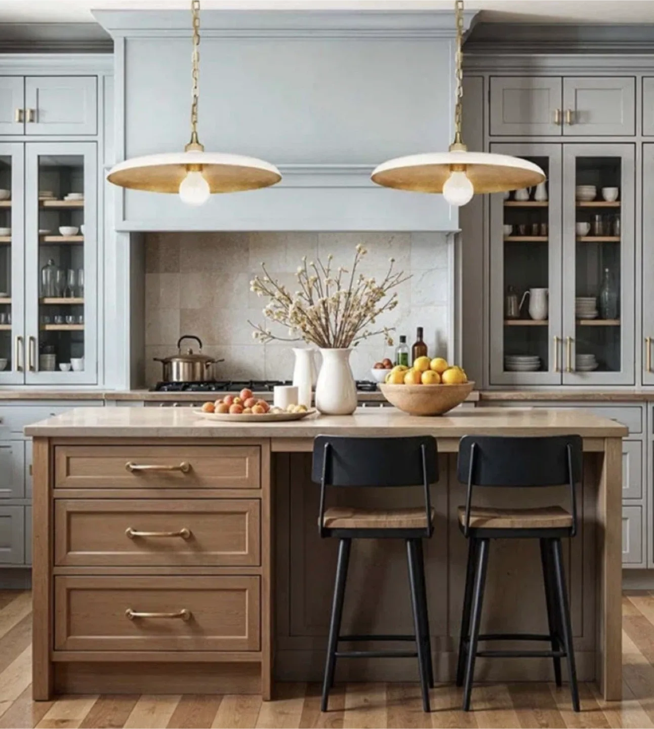 NEW Natalia White Dome Pendant Light - 20" image indicator(9)