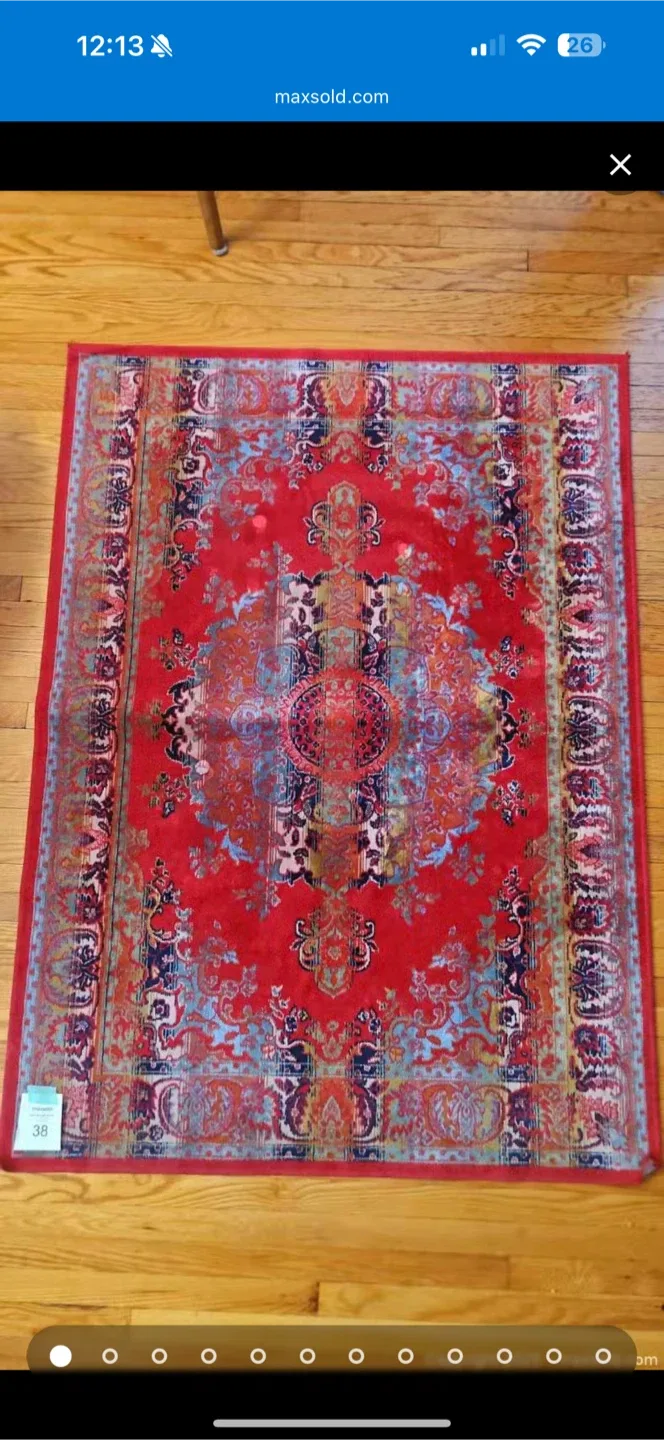 Avocado Decor Medallion Multi Red Rug 100x140cm