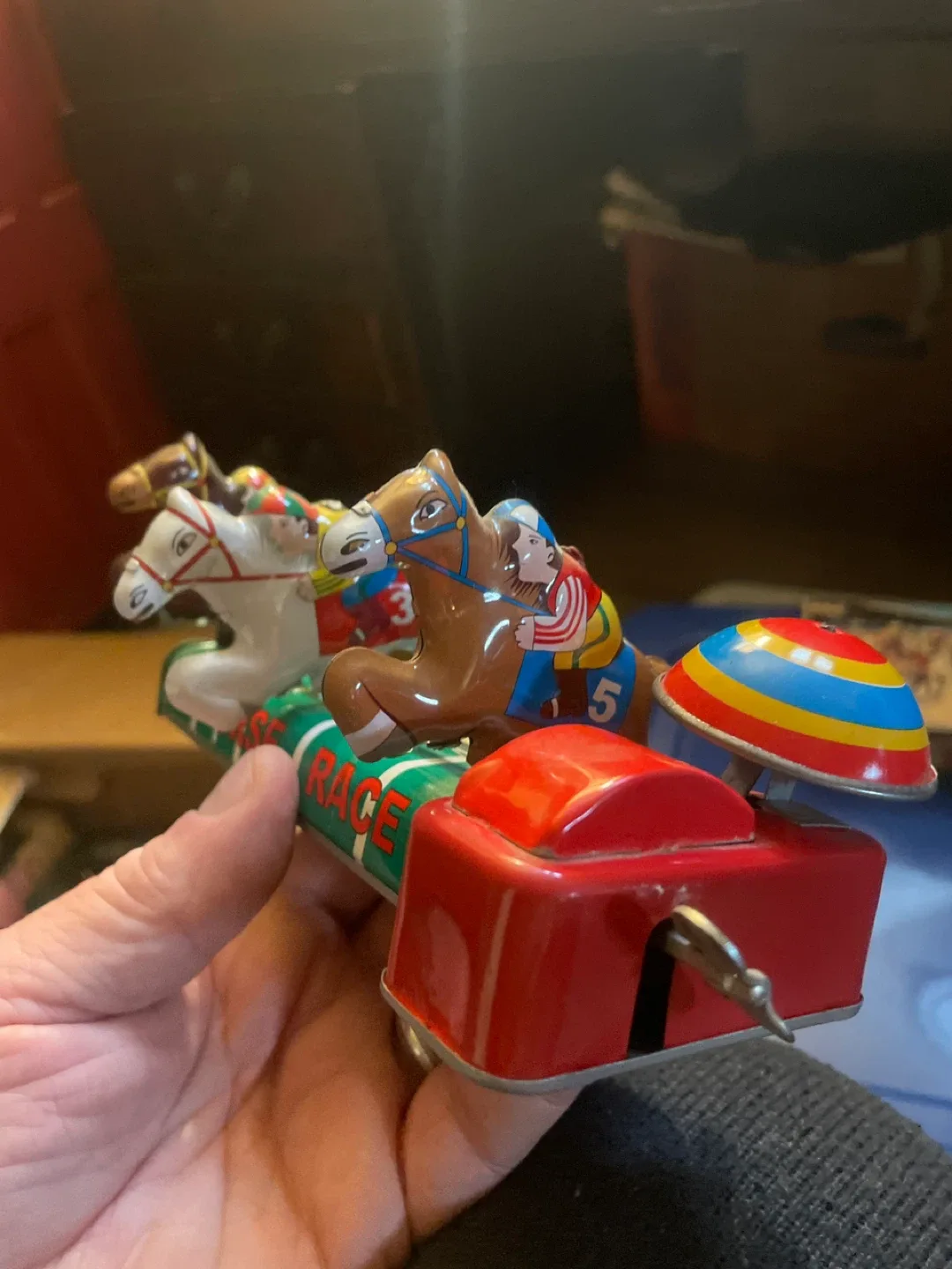 Schylling Tin Wind Up Horse Race - Collector's Edition image indicator(5)