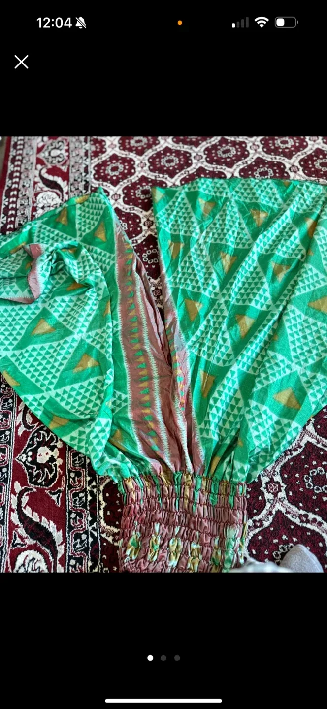 Green Patterned pant image indicator(3)