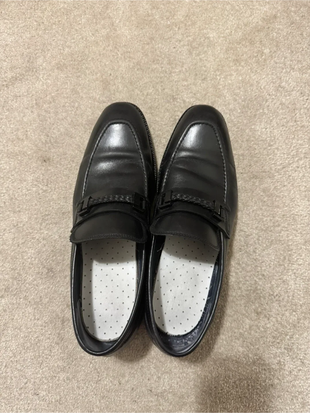 Cole Haan Black Leather Loafers