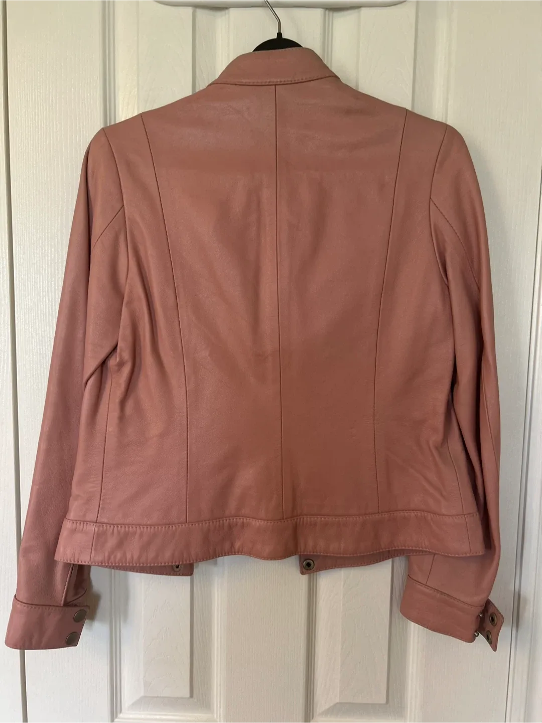 Pink Leather Jacket size 38 image indicator(2)