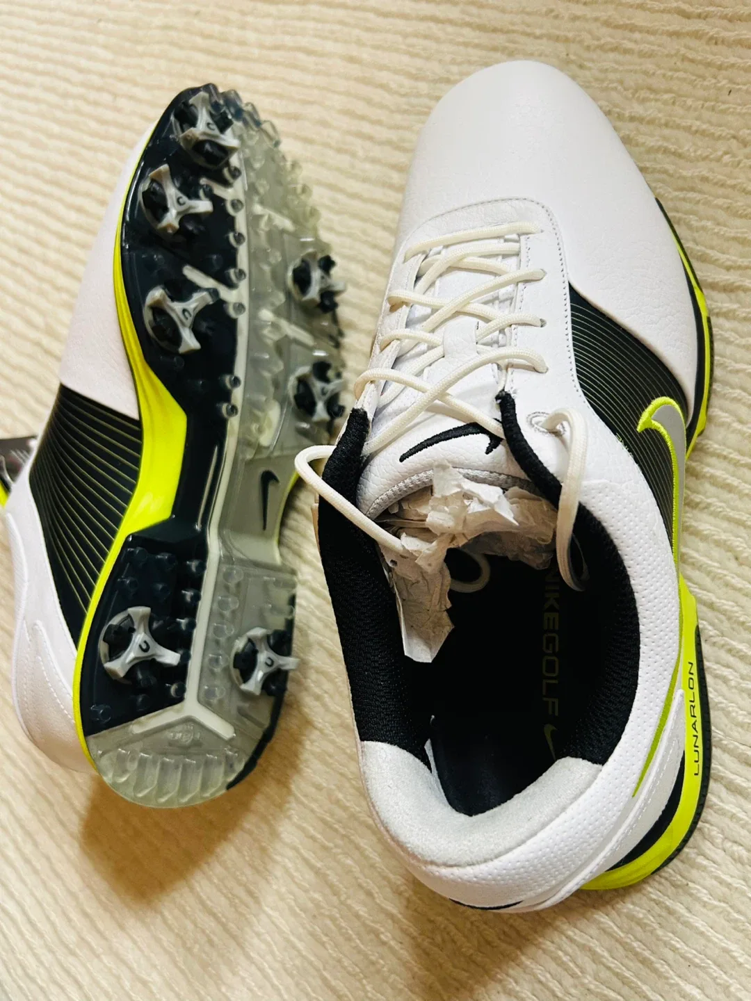 Brand New Nike LUNARLON Golf Shoes (Men, US# 8W)