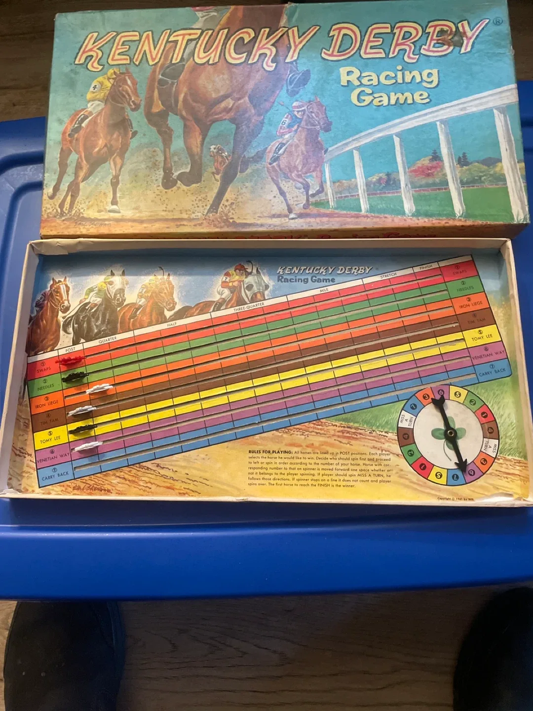 Vintage Kentucky Derby Racing Game image indicator(2)