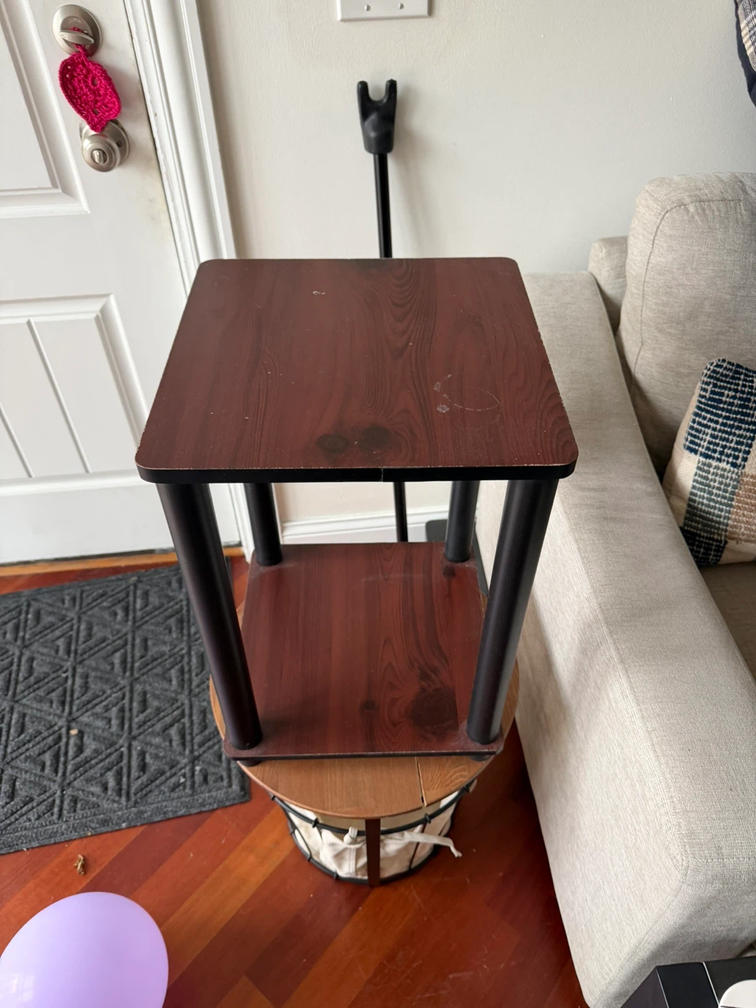 Brown Wooden Side Table
