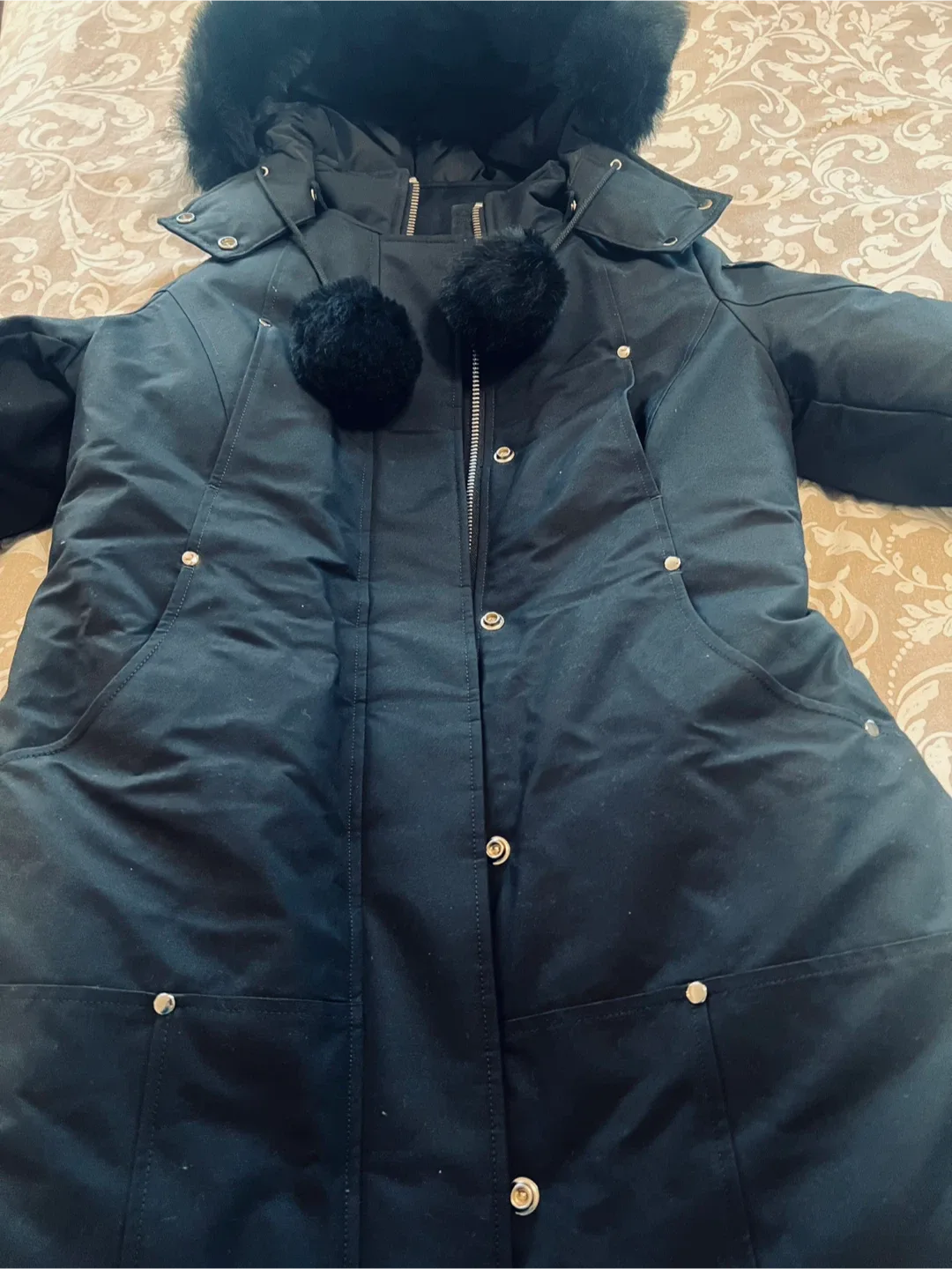 Moose Knuckles Black Down Parka (New) - Size M image indicator(3)