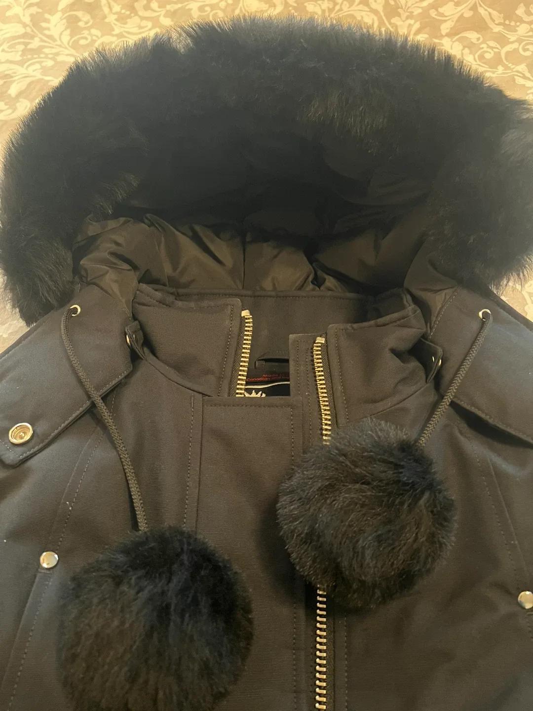Moose Knuckles Black Down Parka (New) - Size M image indicator(2)