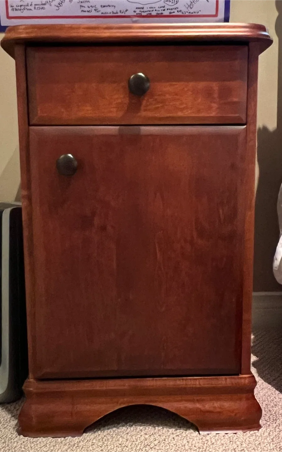 Wood Wardrobe, Nightstand, and Desk Set image indicator(3)