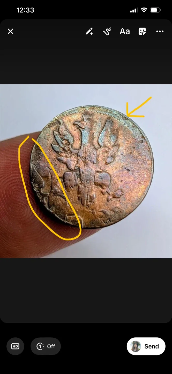 1821 Coin double slam