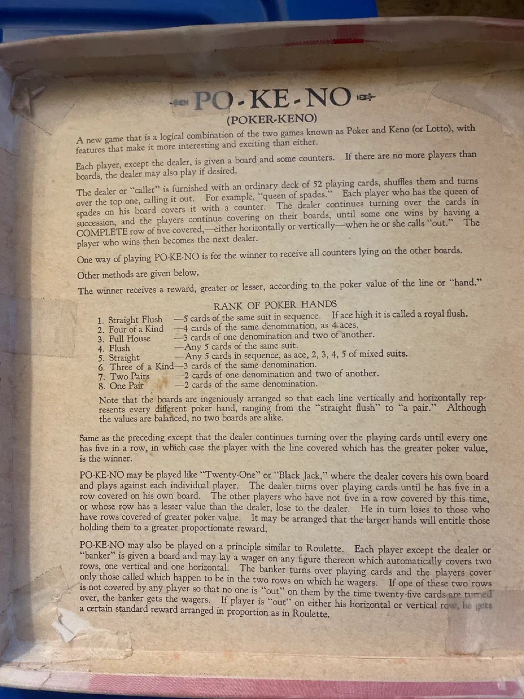 Bicycle Playing Cards & Po-Ke-No Set image indicator(2)